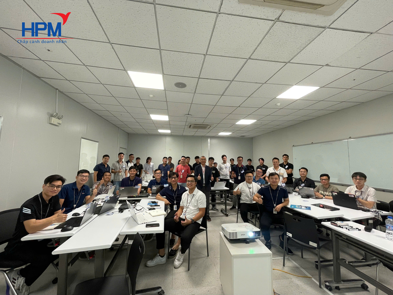 Ảnh khai giảng lớp đào tạo Six Sigma Blackbelt LG Electronics 