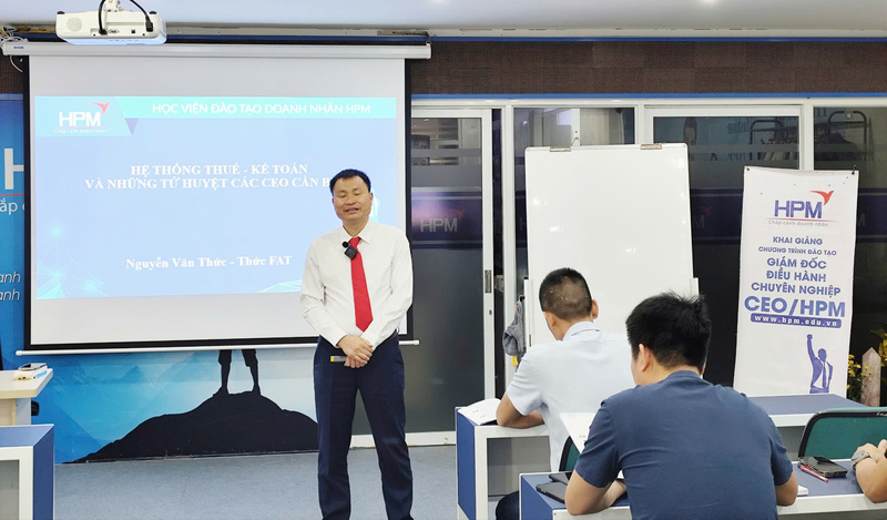 CEO tham gia lớp Đào tạo Hệ thống Thuế kế toán tại Hải Phòng cùng chuyên gia HPM

