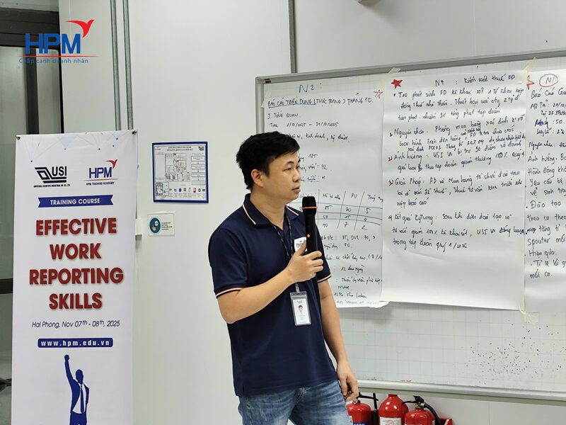 Workshop đào tạo kỹ năng viết báo cáo của HPM