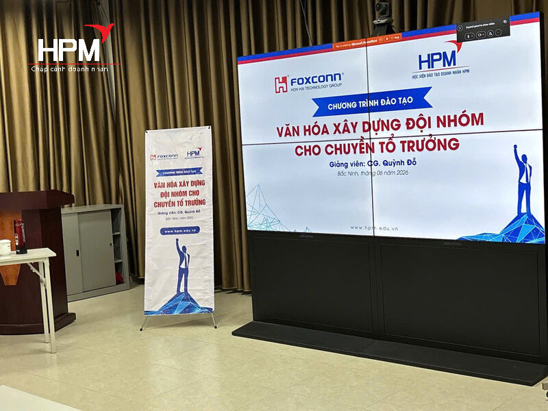 Đào tạo Chuyền trưởng sản xuất tại Foxconn Việt Nam
