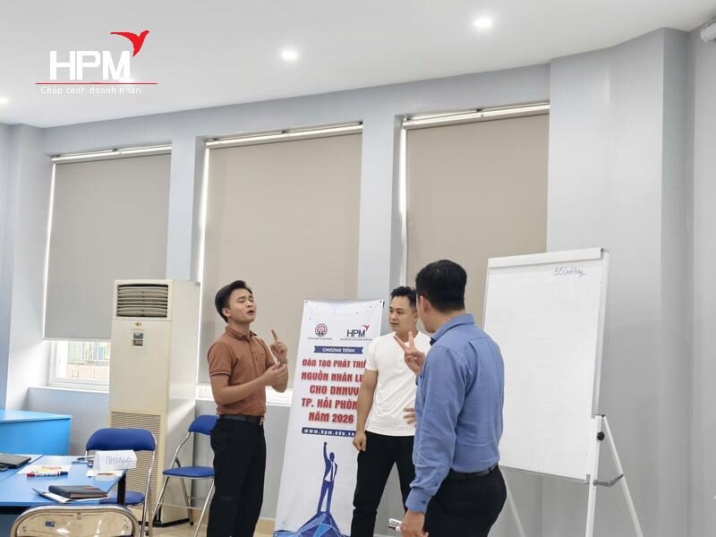 Khóa học kỹ năng chốt sales đa kênh tại HPM Hải Phòng