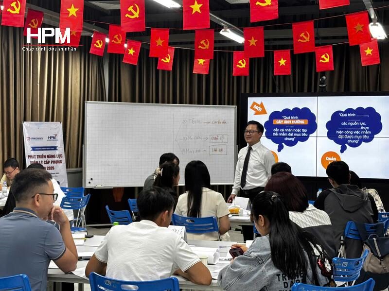 Năng lực quản lý cấp phòng - HPM hợp tác đào tạo tại Foxconn