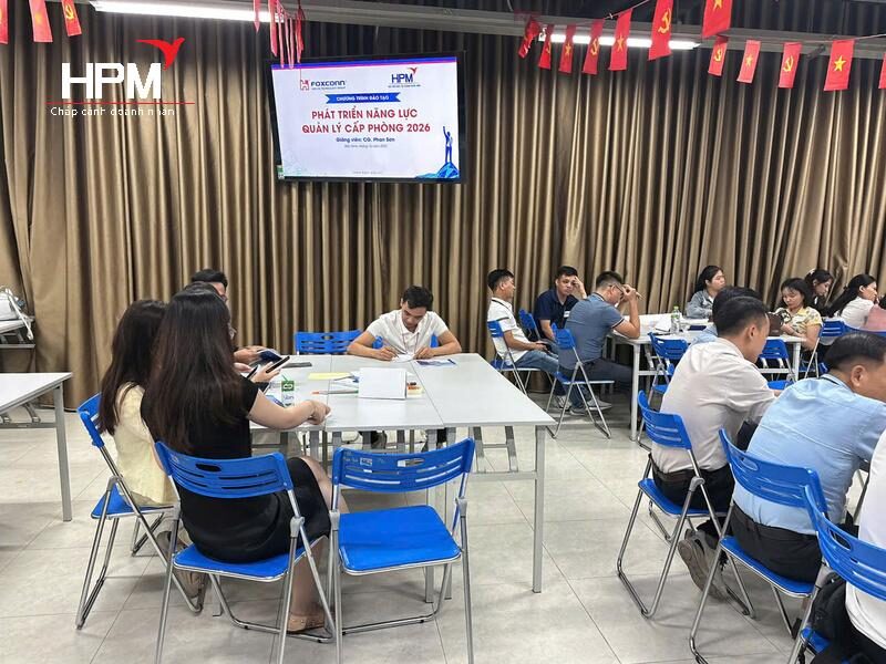 Năng lực quản lý cấp phòng - HPM hợp tác đào tạo tại Foxconn